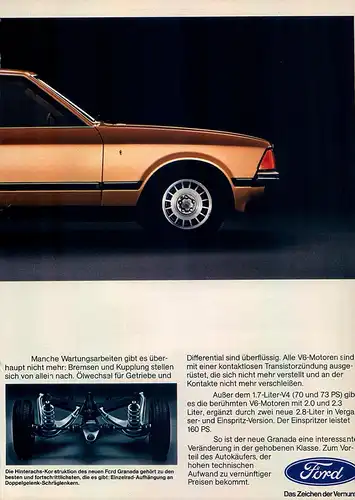 Ford-Granada-1977-Reklame-Werbung-vintage print ad-Vintage Publicidad