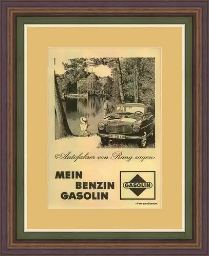 GASOLIN-RETRO-1965-Reklame-Werbung-genuine Ad-La publicité-nl-Versandhandel