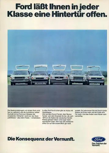 Ford-Programm-1977-Reklame-Werbung-vintage print ad-Vintage Publicidad
