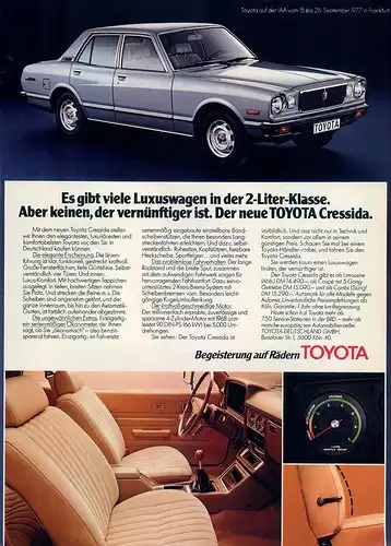 Toyota-Cressida-1977-Reklame-Werbung-vintage print ad-Vintage Publicidad
