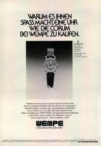 WEMPE-1981-Reklame-Werbung-genuine Advert-La publicité-nl-Versandhandel