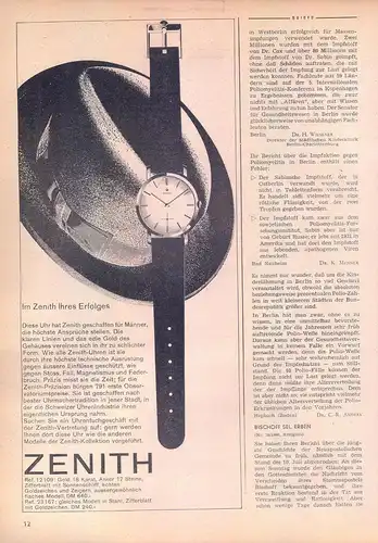 Zenith-#12109-1960-Reklame-Werbung-vintage print ad-Vintage Publicidad