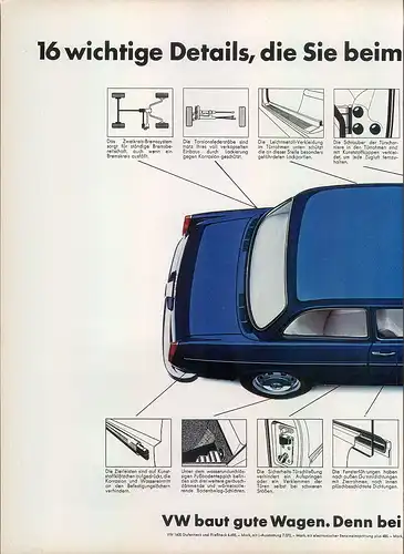 VW-1600-1969--Reklame-Werbung-genuine Advert-La publicité-nl-Versandhandel