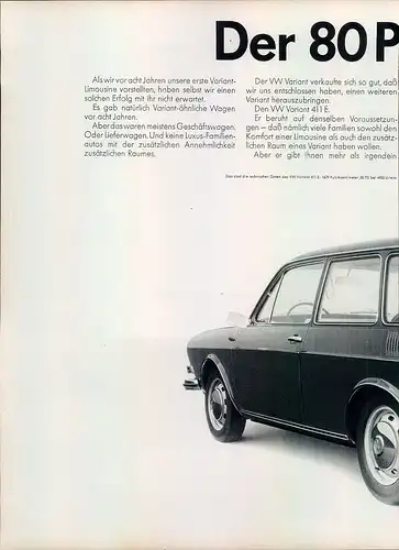 VW-411LE-1969--Reklame-Werbung-genuine Advert-La publicité-nl-Versandhandel