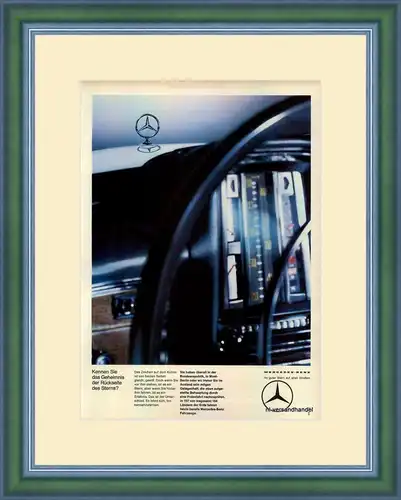 MERCEDES-1964-Reklame-Werbung-genuine Ad-La publicité-nl-Versandhandel