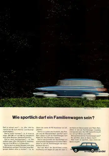 VW-Variant-1964-Reklame-Werbung-genuine Ad-La publicité-nl-Versandhandel