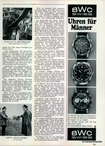 BWC-MÄNNER-1968-Reklame-Werbung-genuine Advert-La publicité-nl-Versandhandel