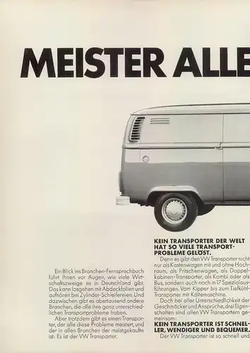 VW-Transporter-1974-VI-Reklame-Werbung-vintage print ad-Vintage Publicidad