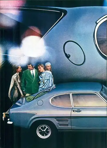 Ford-Capri-III-69-Reklame-Werbung-genuine Advert-La publicité-nl-Versandhandel