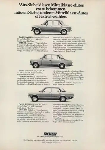 Fiat-124-Special-1974-Reklame-Werbung-vintage print ad-Vintage Publicidad