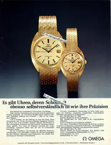 Omega-Constellation-1-1971-Reklame-Werbung-genuine Advertising-nl-Versandhandel