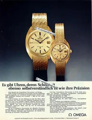 Omega-Constellation-1-1971-Reklame-Werbung-genuine Advertising-nl-Versandhandel 