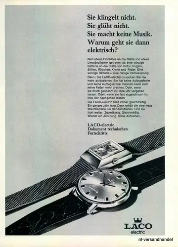 LACO-1968-Reklame-Werbung-genuine Advert-La publicité-nl-Versandhandel