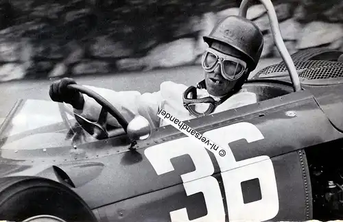 Original Art Print-Hans Hermann-Porsche-Richie Ginther-Ferrari-nl-Versandhandel 