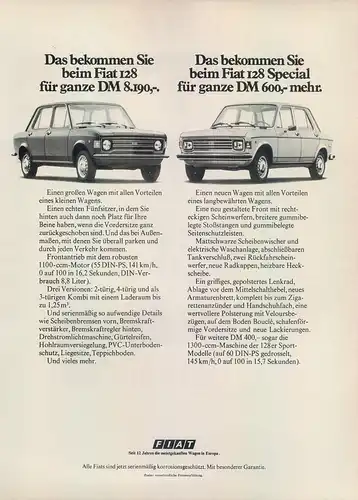 Fiat-128-1974-I-Reklame-Werbung-vintage print ad-Vintage Publicidad