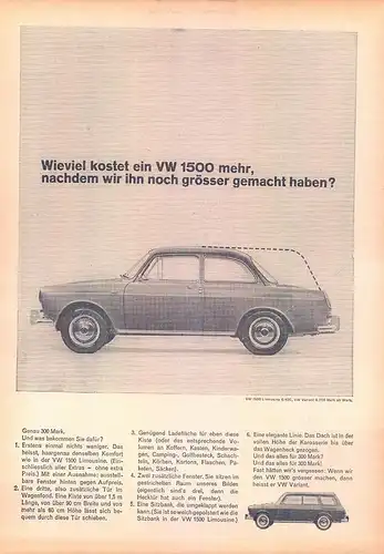 VW-1500-Variant-1963-Reklame-Werbung-genuineAdvertising-nl-Versandhandel