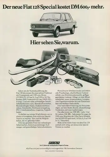 Fiat-128-1974-Reklame-Werbung-vintage print ad-Vintage Publicidad