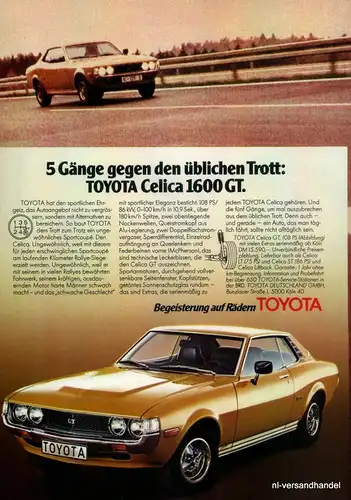 TOYOTA-CELICA-1600-GT-1980-Reklame-Werbung-genuine Advert-La publicité-nl