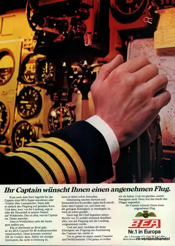 BEA-ANGENEHM-1971-Reklame-Werbung-genuine Advert-La publicité-nl-Versandhandel