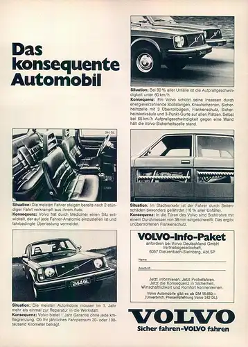 Volvo-244-GL-1975-Reklame-Werbung-genuineAdvertising-nl-Versandhandel