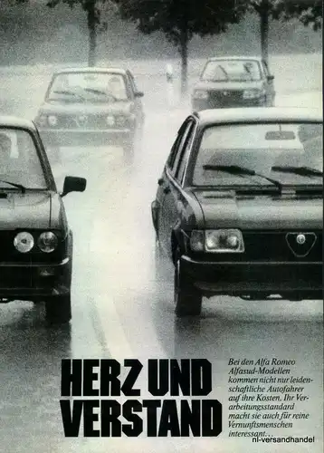 ALFA ROMEO-ALFASUD-2-1980-Reklame-Werbung-genuine Advert-La publicité-nl-Versand
