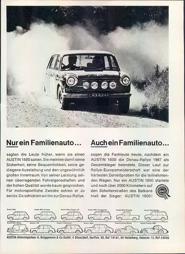 Austin-1800-1967-Reklame-Werbung-genuine Advert-La publicité-nl-Versandhandel