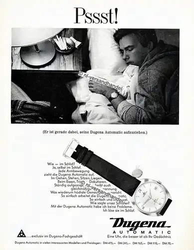 Dugena-Automatic-01-1967-Reklame-Werbung-genuine Advertising- nl-Versandhandel