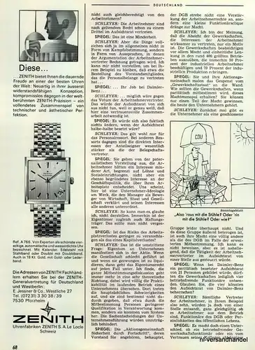 ZENITH-1968-Reklame-Werbung-genuine Advert-La publicité-nl-Versandhandel
