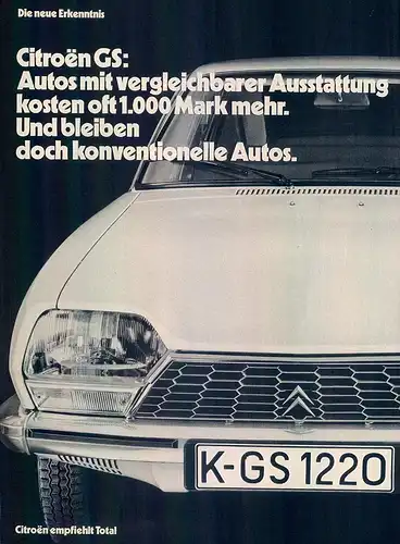 Citroen-GS-1973-Reklame-Werbung-genuineAdvertising-nl-Versandhandel