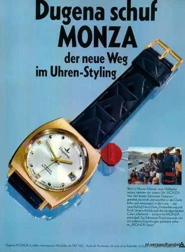 DUGENA-GOLD 2-1968-Reklame-Werbung-genuine Advert-La publicité-nl-Versandhandel
