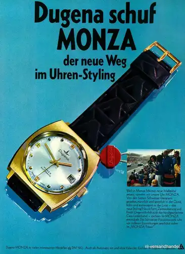 DUGENA-GOLD-1968-Reklame-Werbung-genuine Advert-La publicité-nl-Versandhandel