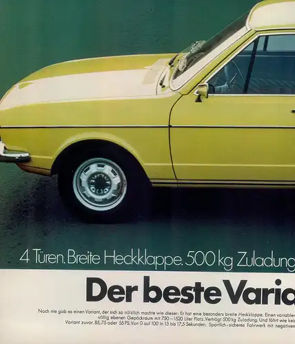 VW-Passat-Variant-1974-Reklame-Werbung-vintage print ad-Vintage Publicidad