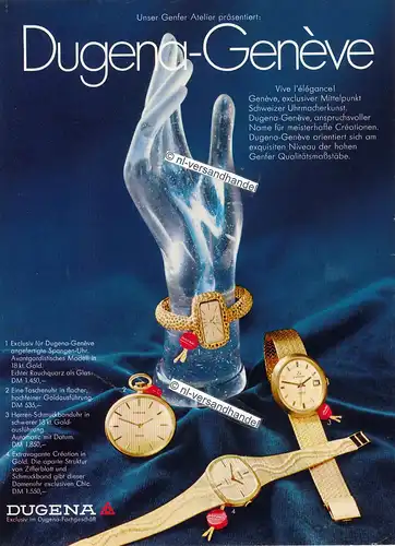 Dugena-Genève-1971-Reklame-Werbung-genuine Advertising- nl-Versandhandel 