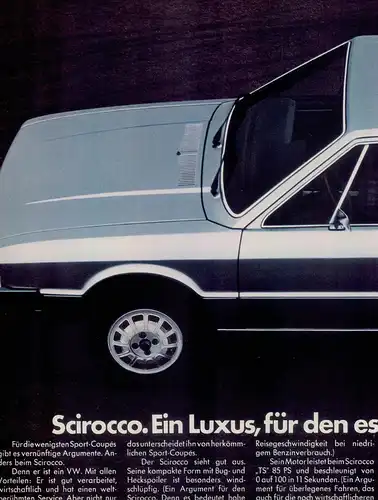 VW-Scirocco-TS-1974-Reklame-Werbung-vintage print ad-Vintage Publicidad