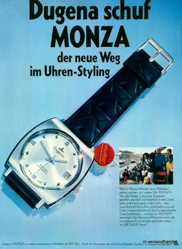 DUGENA-STYLING-1968-Reklame-Werbung-genuine Advert-La publicité-nl-Versandhandel