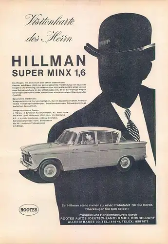 Hillman-Super-Minx-1963-Reklame-Werbung-genuineAdvertising-nl-Versandhandel