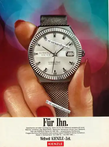 Kienzle-Combi-Time-1969-Reklame-Werbung-genuine Advertising-nl-Versandhandel