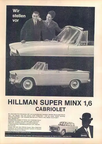 Hillman-Super-Minx-1.6-1963-Reklame-Werbung-genuineAdvertising-nl-Versandhandel
