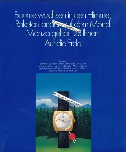 Dugena-Monza-1970-Reklame-Werbung-genuine Advertising-nl-Versandhandel