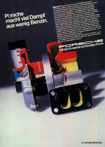 PORSCHE-TURBO-1980-Reklame-Werbung-genuine Advert-La publicité-nl-Versand