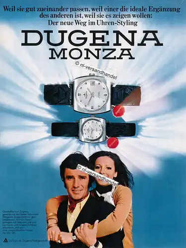 Dugena-Monza-1969-Reklame-Werbung-genuine Advertising-nl-Versandhandel