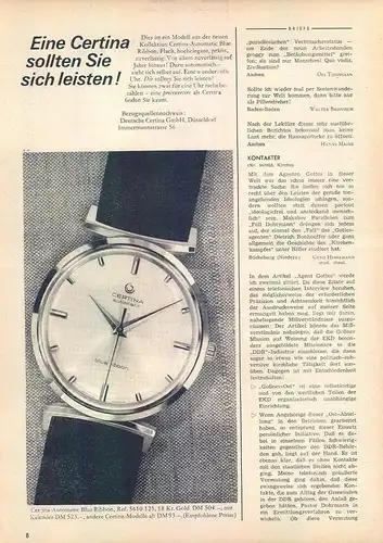 Certina-blue ribbon-1963-Reklame-Werbung-genuineAdvertising-nl-Versandhandel