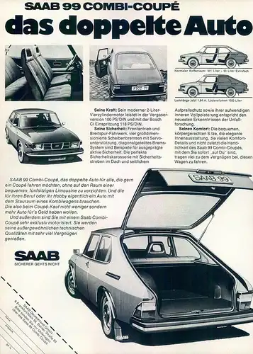 Saab-99-Combi-Coupe-1975-Reklame-Werbung-genuineAdvertising-nl-Versandhandel