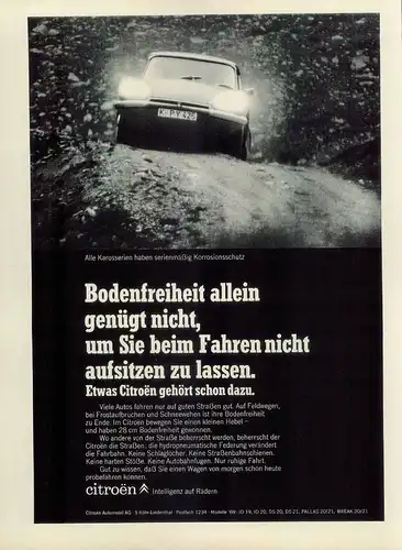 Citroen-1969-II-Reklame-Werbung-vintage print ad-Vintage Publicidad