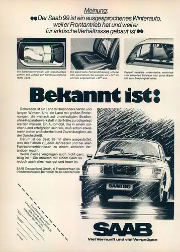 Saab-99-1975-V-Reklame-Werbung-genuineAdvertising-nl-Versandhandel