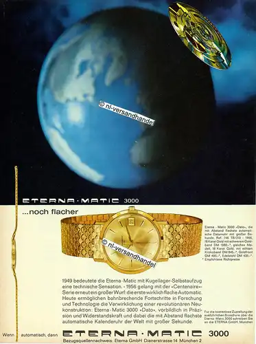 Eterna-Matic-3000-1963-Reklame-Werbung-genuine Advertising-nl-Versandhandel 