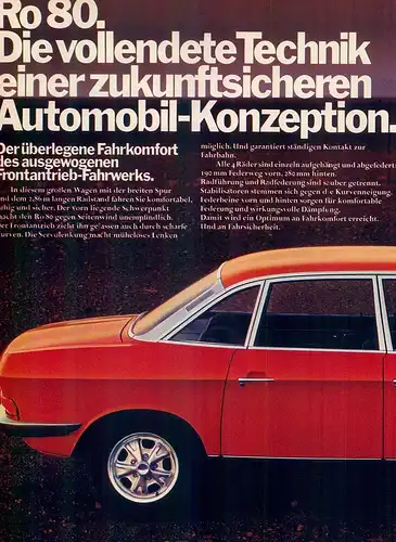 NSU-RO-80-1973-Reklame-Werbung-genuineAdvertising - nl-Versandhandel