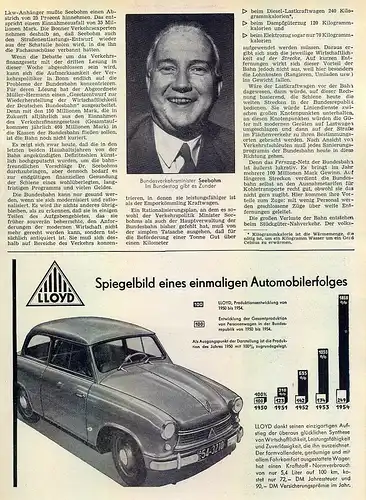 Lloyd-1955-II-Reklame-Werbung-genuine Advert-La publicité-nl-Versandhandel