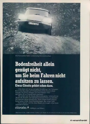 Citroen-Pallas-69-Reklame-Werbung-genuine Advert-La publicité-nl-Versandhandel