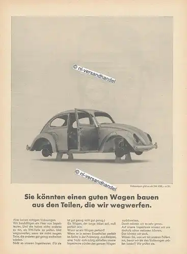 VW-1200-Käfer-02-1963-Reklame-Werbung-genuine Advertising-nl-Versandhandel